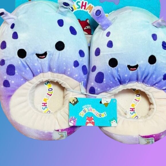 NWT Toddler Daxxon the Alien Squishmallow Slippers Size 13/1 - Picture 1 of 3